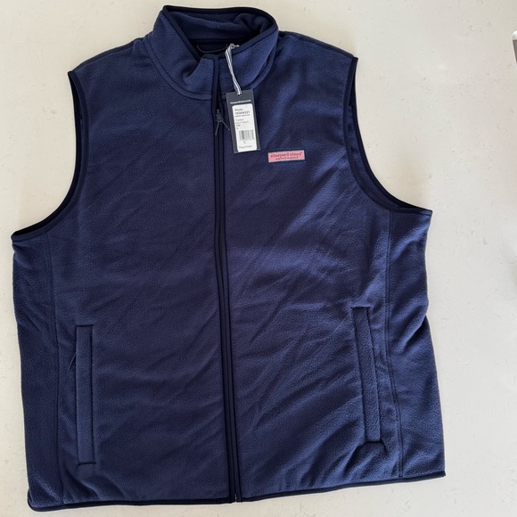 Vineyard Vines Harbor Fleece Vest XL NWT - Picture 5 of 5